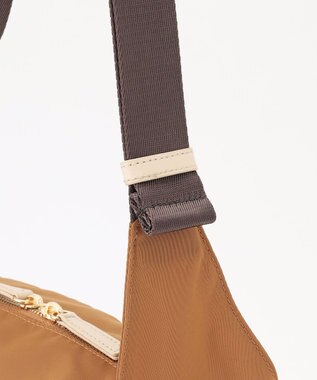 LA BAGAGERIE メタルバックル　ボックスショルダー　SSサイズ チョコ