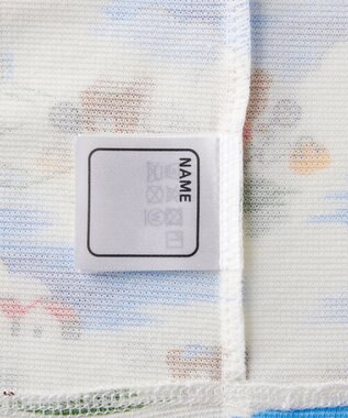 MIKI HOUSE HOT BISCUITS 【80-120cm】 リゾートビーンズ 腹巻き付き タック天竺素材 半袖パジャマ マルチカラー