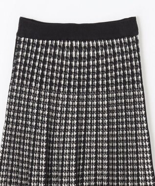 ANY L 【ウエストゴム/洗濯機可能】ハンドトゥースセットアップ ブラック×オフ