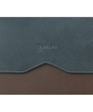 genten コルサ 二つ折り財布 ブルーグレー