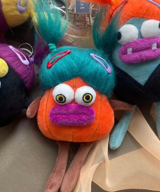 WEGO 悪魔お野菜モンスターぬいぐるみキーホルダー グリーン