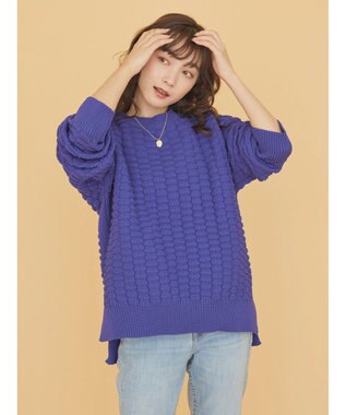 AMERICAN HOLIC エコカルットポコポコプルオーバー Purple