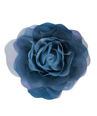 MIKI HOUSE HOT BISCUITS 【ミキハウス】 一輪コサージュ 紺