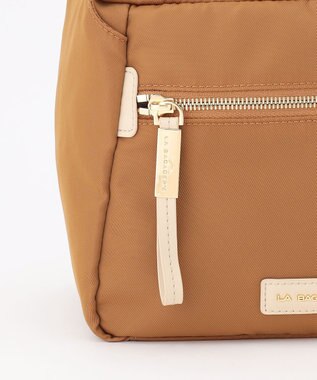 LA BAGAGERIE メタルバックル　ボックスショルダー　SSサイズ チョコ