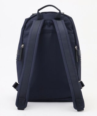 ICB 【新仕様・A4サイズ収納可・容量約14L】8ポケットナイロンリュック ネイビー