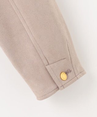 J.PRESS LADIES L スウェードダンボール ブルゾン グレージュ系