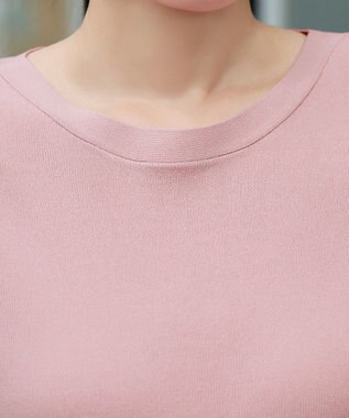 Tiaclasse L フレンチニットプルオーバー ピンク
