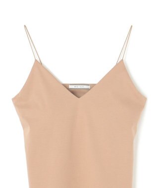 BEIGE， 【洗える・Precious 7月号掲載】ABELIA / コットンVラインカップ付きキャミソール Beige