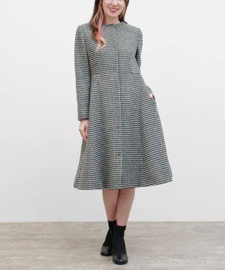 TOCCA 【消臭】RHYTHMIC PACE 千鳥柄コート ブラック系