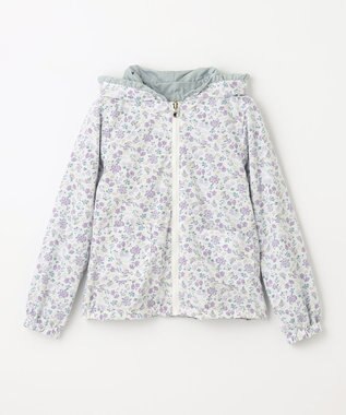 ANY KIDS フード取り外し リバーシブル ブルゾン ミント