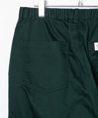 WEGO 【ユニセックス着用ITEM/ウエストゴム/手洗い可】チノイージーワイドパンツ ダークグリーン
