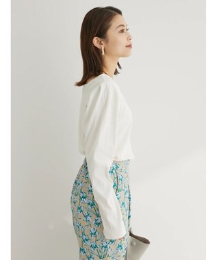 Green Parks 前後２ＷＡＹパワショルリブプルオーバー Ecru