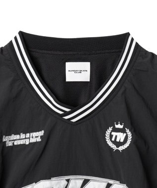 WEGO ナイロンVネックベスト ブラック