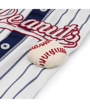 PET PARADISE スヌーピー ベースボールＴシャツ 中型犬 大型犬 ホワイト×ネイビー