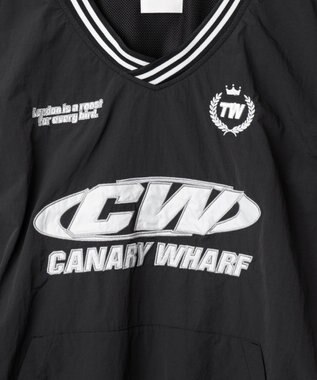 WEGO ナイロンVネックベスト ブラック