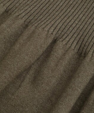 CRAFT STANDARD BOUTIQUE カットアウトニットワンピース Khaki