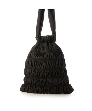 UNBILLION カシュカシュ cachecache / サテンギャザー巾着トートバッグ