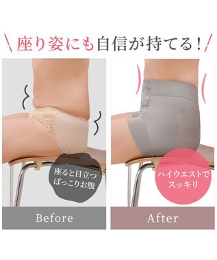 BRADELIS New York 【BRADELIS NewYork peace】ハートのお尻に格上げショーツ23 トープ