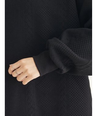 CRAFT STANDARD BOUTIQUE JQカットボリュームスリーブMOCプルオーバー1 Black