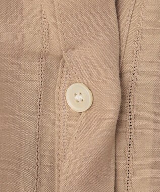 23区 S 【洗える】カラミストライプ ワンピース キャメル系