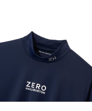 ZERO HALLIBURTON 【防透け】 モックネック Tシャツ ZHG-A4S4 82814 ゴルフウェア ネイビー
