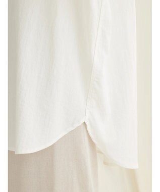 CRAFT STANDARD BOUTIQUE レーヨンデシンバンドカラーシャツ Off White