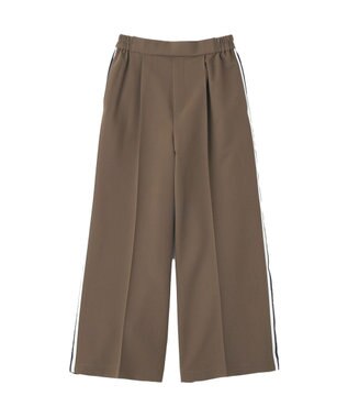 AMERICAN HOLIC 【マルチ機能】サイドラインスラックスパンツ Brown