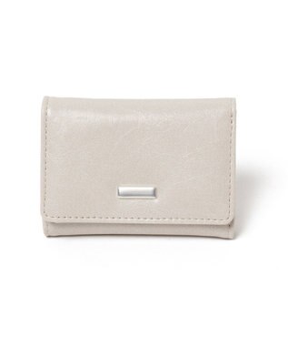 WEGO プレートフラップミニウォレット オフホワイト