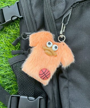 WEGO イケイケスポーツユニフォームモンスターぬいぐるみキーホルダー オレンジ