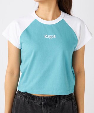 OP／FILA 【Kappa】ショート丈 ラグランミニTシャツ ライトブルー