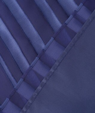 自由区 【XSサイズ～/洗える/セット可】オパールストライプ ブラウス ダルブルー系