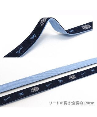 PET PARADISE J.PRESS  ギンガムチェック  ハーネス&リード  ＳＳ 小型犬 ネイビー