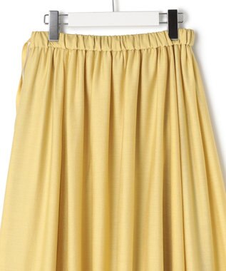 J.PRESS YORK STREET 【WOMEN】シアーフレアギャザー スカート イエロー系