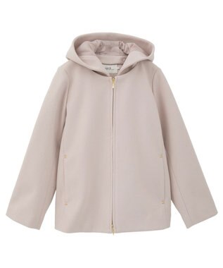 earth music&ecology 【フード取り外し可】2WAYフードコート Light Beige