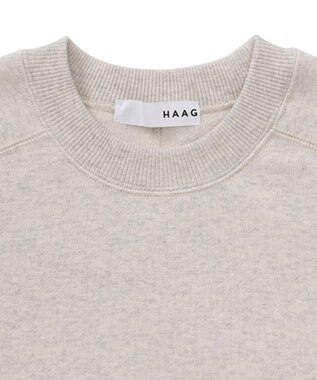 HAAG 裏起毛 SWEAT SHIRTS スウェット オートミール