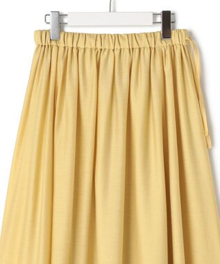 J.PRESS YORK STREET 【WOMEN】シアーフレアギャザー スカート イエロー系