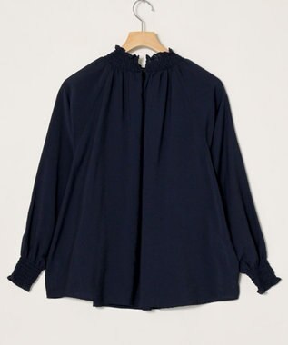 ONWARD Reuse Park 【any SiS】ブラウス秋冬 ネイビー