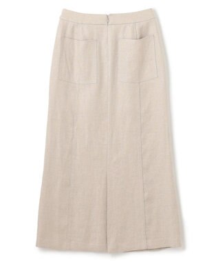 BEIGE， BURDOCK / Iラインスカート Flax