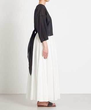 NAVE 【Nave 　洗える】マルチウェイシアーブラウス ブラック系