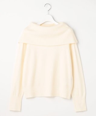 ANY SIS 【WEB・一部店舗限定】オフショルダー ニット アイボリー