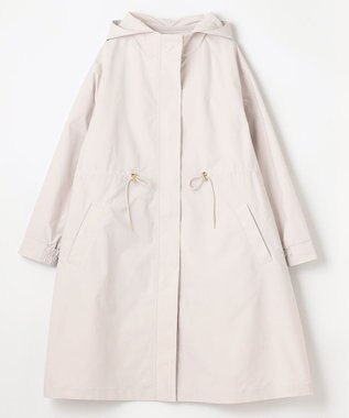 ANY 【手洗い可能】ライトフーデットコート ライトグレー系