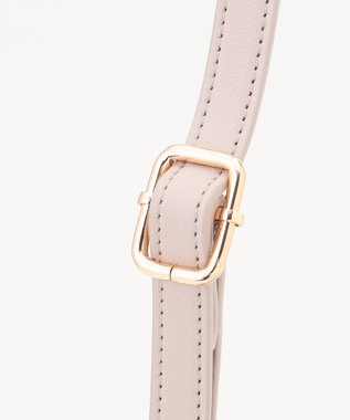 ANY 【2WAY】ワイドスクエアショルダーバッグ ベージュ