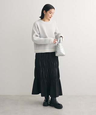 Green Parks ２ＷＡＹリバーシブルニットプルオーバー Gray