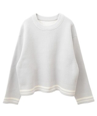 Green Parks ２ＷＡＹリバーシブルニットプルオーバー Gray