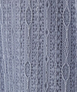 earth music&ecology レースドッキングプルオーバー Grayish Blue