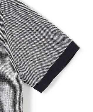 J.PRESS MEN 【HYBRID LINEN】ニットTシャツ ホワイト系1