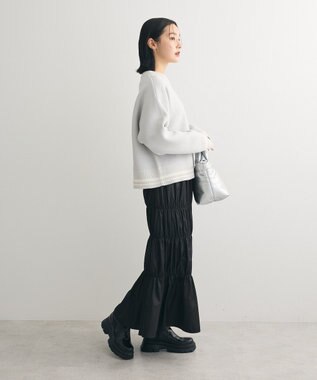 Green Parks ２ＷＡＹリバーシブルニットプルオーバー Gray