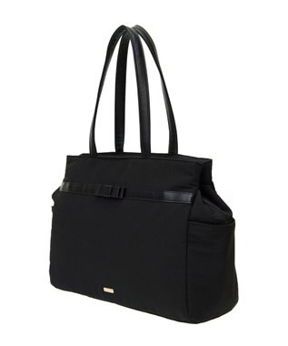 Maison de FLEUR EC限定撥水加工3ルームトートバッグ Black