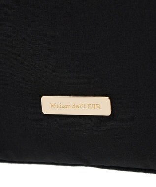 Maison de FLEUR EC限定撥水加工3ルームトートバッグ Black
