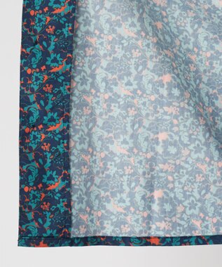 OP／FILA 【Ocean Pacific】プリント長袖オープンネックシャツ ネイビー